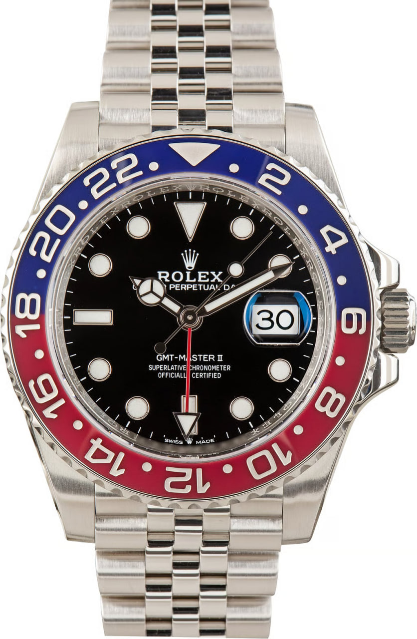 Pre-Owned Rolex GMT-Master II Pepsi Ref 126710BLRO