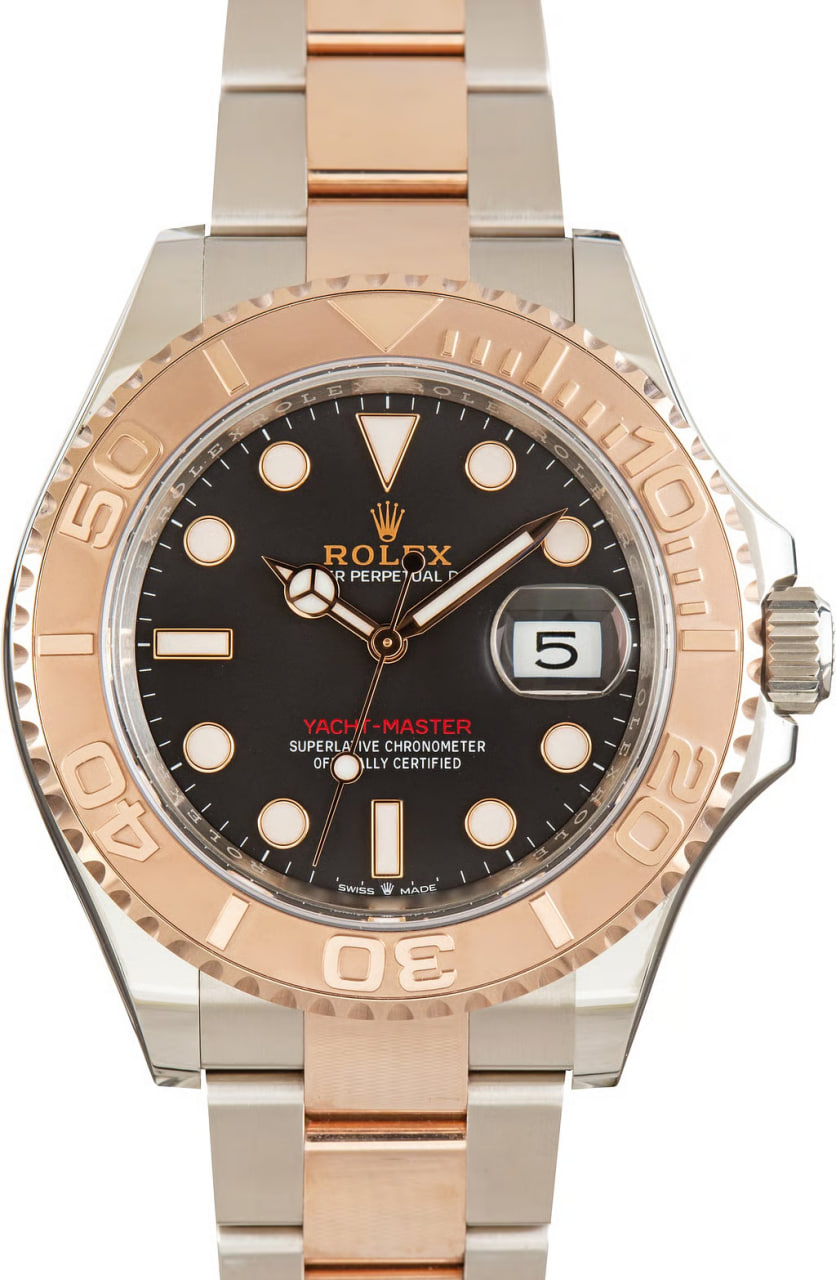 Pre-Owned Black Dial Rolex Yacht-Master 40 Ref 126621