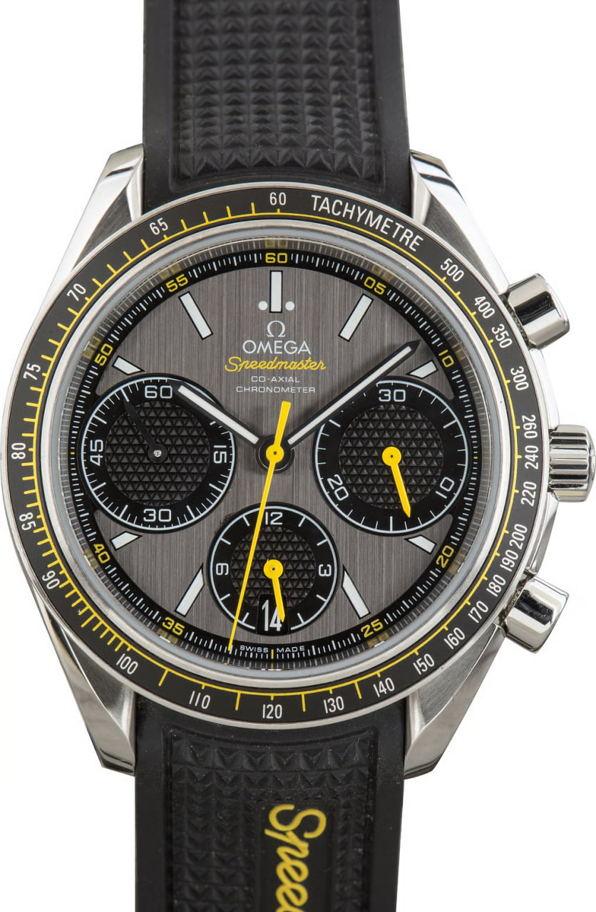 Pre-Owned Omega Speedmaster Racing Grey Chronograph Dial