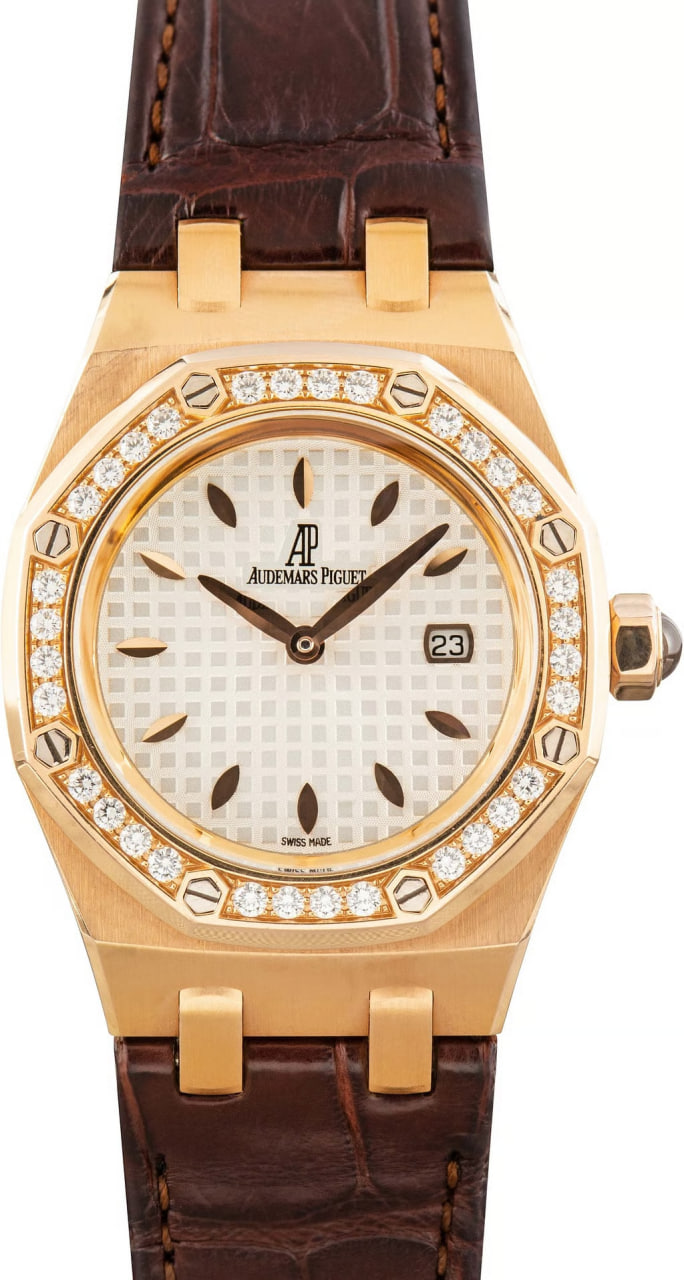 Ladies Audemars Piguet Royal Oak Diamond Bezel