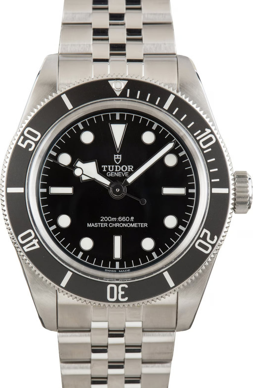 Pre-Owned Steel Tudor Black Bay Black Dial