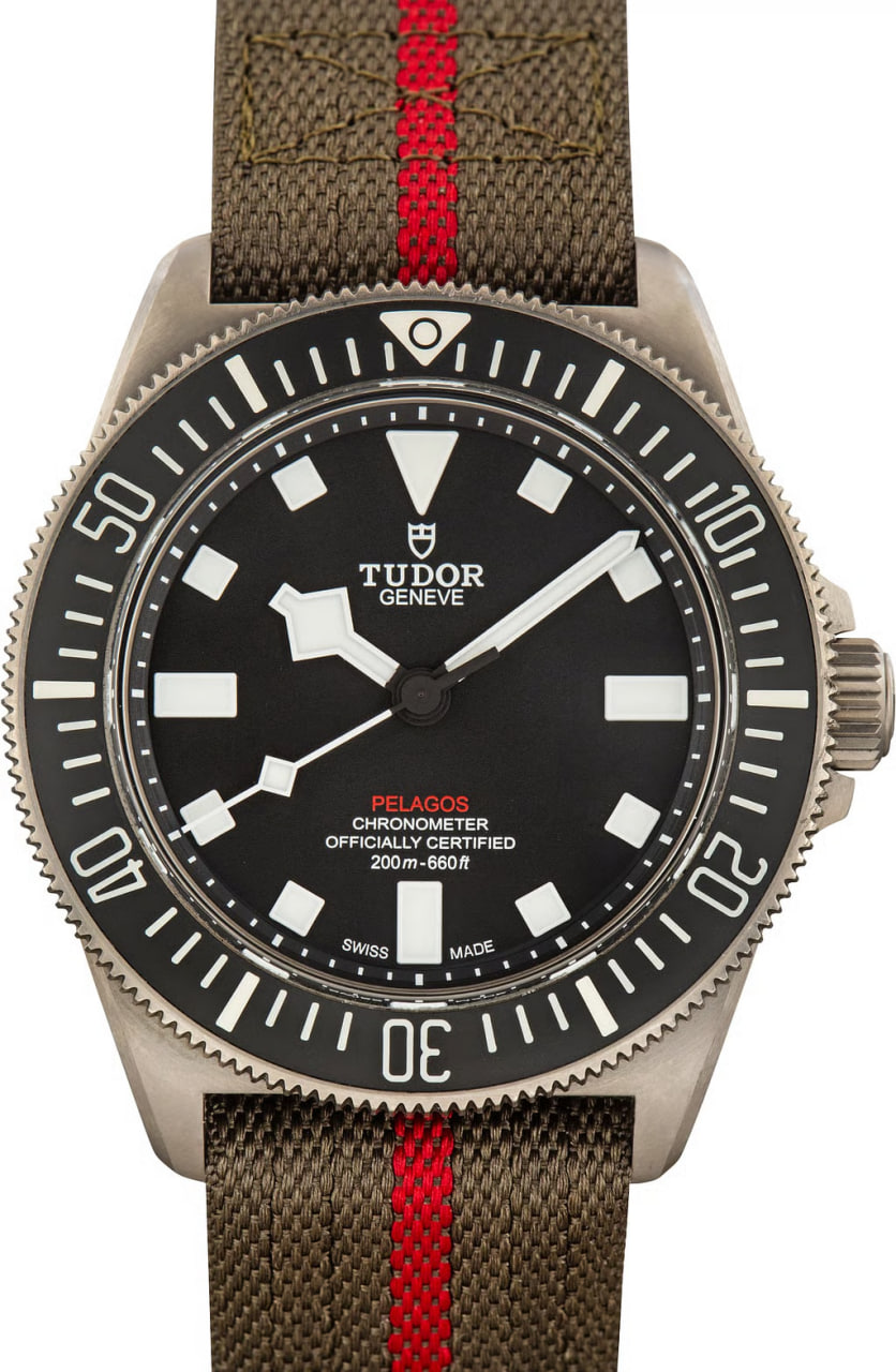 Used Tudor Pelagos FXD Titanium Ref 25717 Black Dial