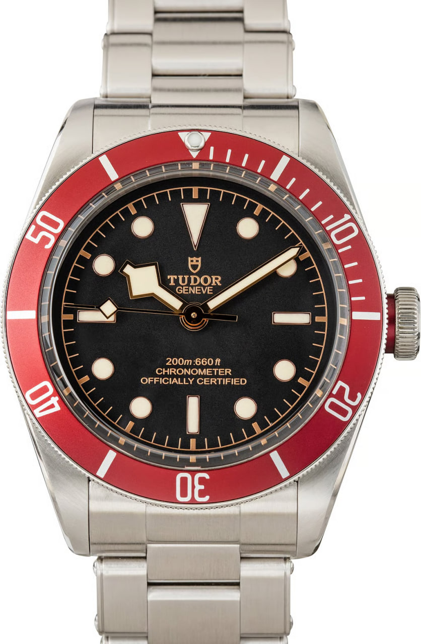 Pre-Owned Tudor Black Bay Ref 79230R Black Dial & Red Bezel